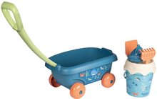 Prolézačky sety - Set prolézačka Adventure Car se skluzavkou Smoby a vozík na tahání Peppy Handwagen s otočnými koly_1