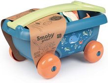 Prolézačky sety - Set prolézačka Adventure Car se skluzavkou Smoby a vozík na tahání Peppy Handwagen s otočnými koly_11