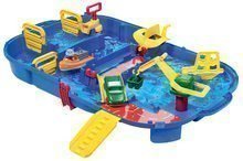Waterways for kids - AquaPlay Waterway Lock Box in a briefcase, with hippo Wilma, a dam and with a water pump, 3 years and over_0
