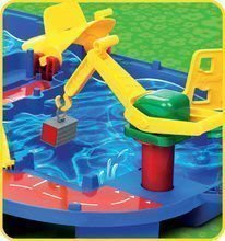 Vodne dráhy pre deti - Vodná dráha Aquaplay LockBox v kufríku s hrošíkom Willmou a priehradou s vodnou pumpou_12