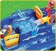 Vodne dráhy pre deti - Vodná dráha Aquaplay Lock Box v kufríku s hrošíkom Wilmou a priehradou s vodnou pumpou_17