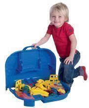 Vodne dráhy pre deti - Vodná dráha Aquaplay Lock Box v kufríku s hrošíkom Wilmou a priehradou s vodnou pumpou_3