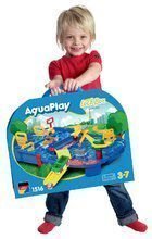 Vodne dráhy pre deti - Vodná dráha Aquaplay LockBox v kufríku s hrošíkom Willmou a priehradou s vodnou pumpou_21
