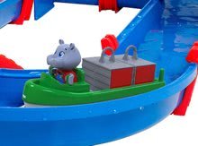 Piste de apă pentru copii - Pistă de apă Superset AquaPlay cu hipopotamul Wilma şi cu baraj cu pompă de apă_3