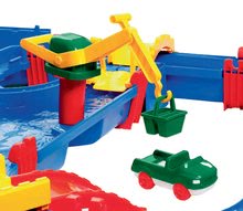 Spielhäuser mit Wasserrutsche - Set Häuschen der Freunde von Smoby mit Küche und MegaBridge Wasserstraße mit Bootsdamm und 2 Segelbooten_13