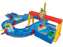 Vodne dráhy pre deti - Set vodná dráha Adventure Land AquaPlay dobrodružstvo pod vodopádom a ContainerPort so žeriavom a náhradnými dielmi_2