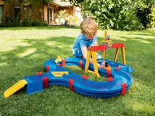 Vodne dráhy pre deti - Set vodná dráha Adventure Land AquaPlay dobrodružstvo pod vodopádom a ContainerPort so žeriavom a náhradnými dielmi_3