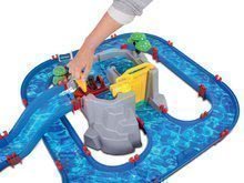 Piste de apă pentru copii - Pistă de apă Mountain Lake AquaPlay cu bârlog, cu tobogan, cu baraj şi cu 2 figurine de la 3 ani_1