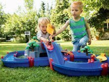 Wasserstraßen für Kinder - Wasserbahn Mountain Lake AquaPlay mit Berghöhle, Rutsche und Damm mit 2 Figuren_4