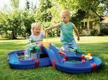 Wasserstraßen für Kinder - Wasserbahn Mountain Lake AquaPlay mit Berghöhle, Rutsche und Damm mit 2 Figuren_5