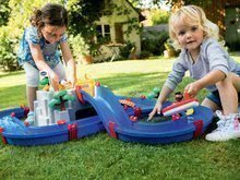 Wasserstraßen für Kinder - Wasserbahn Mountain Lake AquaPlay mit Berghöhle, Rutsche und Damm mit 2 Figuren_7