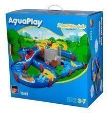 Wasserstraßen für Kinder - Wasserbahn Mountain Lake AquaPlay mit Höhle, Rutsche, Damm und 2 Figuren ab 3 Jahren_20