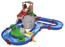 Vodné dráhy sety - Set vodná dráha Adventure Land AquaPlay dobrodružstvo pod vodopádom s bagrom odrážadlom a loďkami_5