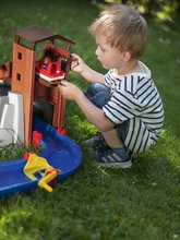 Wasserstraßen für Kinder - Wasserbahn Adventure Land AquaPlay Abenteuer unter einem Wasserfall und in einem Bergturm sowie mit der Wasserkanone auf der Insel_0