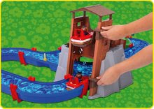 Piste de apă pentru copii - Pistă de apă AquaPlay Adventure Land aventuri sub cascadă cu 2 figurine în turnul de munte și cu tun de apă_6