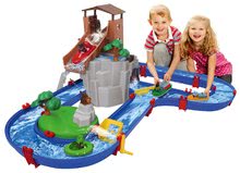 Wasserstraßen für Kinder - Wasserbahn Adventure Land AquaPlay Abenteuer unter einem Wasserfall und in einem Bergturm sowie mit der Wasserkanone auf der Insel_0