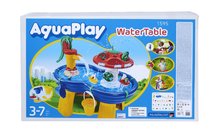 Piste acquatiche per bambini - Waterway Table Amphie World Waterway AquaPlay With water mushrooms and a water pump with boats and figurines and accessories_20