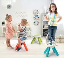 Tabule a lavice sety - Set školská tabuľa magnetická obojstranná Smoby s 80 doplnkami a dve stoličky KidChair zelené_7