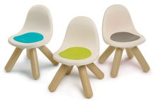 Set 3 kusy – židlička KidChair Smoby zelená modrá a šedá s UV filtrem od 18 měsíců
