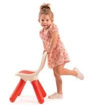 Detský záhradný nábytok - Stolička KidChair Smoby s UV filtrom nosnosť 50 kg výška 27 cm červená od 18 mes_0