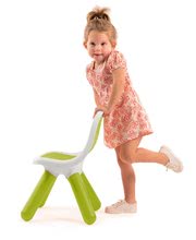 Tabule a lavice sety - Set školská tabuľa magnetická obojstranná Smoby s 80 doplnkami a dve stoličky KidChair zelené_3