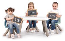 Detský záhradný nábytok - Stôl pre deti KidTable White Smoby šedokrémový s UV filtrom 76*52*45 cm od 18 mes_1