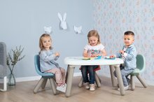 Detský záhradný nábytok - Stôl pre deti KidTable White Smoby šedokrémový s UV filtrom 76*52*45 cm od 18 mes_3