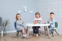 Detský záhradný nábytok - Stolička pre deti KidChair Storm Blue Smoby modrošedá s UV filtrom 50 kg nosnosť výška sedadla 27 cm od 18 mes_0