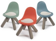 Židle pro děti KidChair Smoby olivová modrošedá korálová s UV filtrem 50 kg nosnost od 18 měsíců