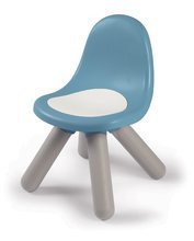 Detský záhradný nábytok - Set stôl KidTable White Smoby šedokrémový výška 45 cm s troma stoličkami s anti UV filtrom_0