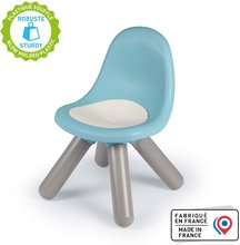 Detský záhradný nábytok - Stolička pre deti Kid Chair Blue Smoby modrá s UV filtrom s nosnosťou 50 kg výška sedadla 27 cm od 18 mes_2
