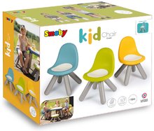 Dětský záhradní nábytek - Židle pro děti Kid Chair Blue Smoby modrá s UV filtrem s nosností 50 kg výška sedáku 27 cm od 18 měsíců_2