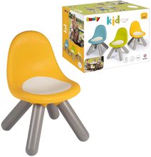 Dětský záhradní nábytek - Židle pro děti Kid Chair Yellow Smoby žlutá s UV filtrem o nosnosti 50 kg výška sedáku 27 cm od 18 měsíců_2
