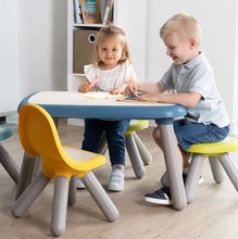 Detský záhradný nábytok - Stolička pre deti Kid Chair Yellow Smoby žltá s UV filtrom s nosnosťou 50 kg výška sedadla 27 cm od 18 mes_1