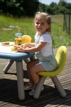 Meble ogrodowe dla dzieci - Krzesło dla dzieci 3 sztuki Kid Chair Outdoor Smoby niebieskie, zielone i żółte z filtrem UV o nośności 50 kg wysokość siedziska 27 cm od 18 miesięcy_9
