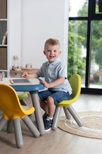 Otroško vrtno pohištvo - Stol za otroke 3 kom Kid Chair Smoby moder zelen in rumen z UV filtrom in nosilnostjo 50 kg višina sedeža 27 cm od 18 mes_10