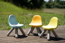 Otroško vrtno pohištvo - Stol za otroke 3 kom Kid Chair Smoby moder zelen in rumen z UV filtrom in nosilnostjo 50 kg višina sedeža 27 cm od 18 mes_0