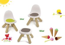 Set stůl Kidstool  Smoby a židle KidChair a zmrzlina s kornoutkem od 24 měsíců