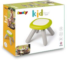 Detský záhradný nábytok - Taburetka pre deti Kid Stool Green Smoby zelená s UV filtrom 50 kg nosnosť výška sedadla 27 cm od 18 mes_5