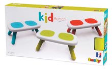 Otroško vrtno pohištvo - Klop za otroke KidBench Smoby zelena z UV filtrom od 18 meseca_3