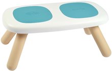 Detský záhradný nábytok sety - Set stôl pre deti KidTable zelený Smoby s lavicou stoličkou s UV filtrom a jedálenskou súpravou v dóze_3