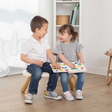 Detský záhradný nábytok - Lavica pre deti Kid Furniture Bench Blue Smoby modrá s UV filtrom 70 kg nosnosť výška 27 cm od 18 mes_0