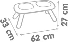 Detský záhradný nábytok - Lavica pre deti Kid Furniture Bench Blue Smoby modrá s UV filtrom 70 kg nosnosť výška 27 cm od 18 mes_3