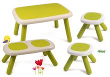 Set mobili da giardino per bambini  - Set tavolo per bambini KidTable verde Smoby con due tavolini e pista acquatica LockBox_34