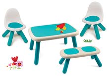 Gartenmöbel für Kinder Sets - Kindertischset KidTable blau Smoby mit zwei Stühlen mit UV-Filter_15