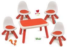 Detský záhradný nábytok sety - Set stôl pre deti KidTable zelený Smoby s dvoma stoličkami s UV filtrom_14