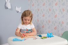 Dětský záhradní nábytek - Stůl pro děti KidTable White Smoby šedokrémový s UV filtrem 76*52*45 cm od 18 měsíců_0