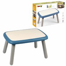 Kerti gyerekbútor - Asztal gyerekeknek Kid Table Smoby kék UV szűrővel 18 hó-tól_3