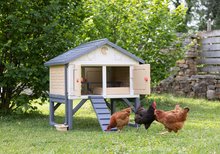 Kurin pre sliepky -  NA PREKLAD - Cabaña Cluck Cluck para 5 gallinas Beige Smoby 4 puertas con escaleras y un comedero y un nido con un huevo falso de 128 cm de altura._28