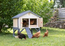 Coteț pentru găini - Coteț pentru 5 găini Cluck Cluck Cottage Beige Smoby 4 uși cu scară și hrănitoare și cuib cu ou fals_39